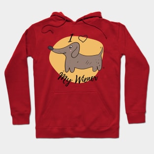 Wiener Love Hoodie